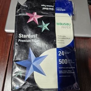 Wausau Stardust Multicolor Fiber Added Flecks Premium Paper Laser Inkjet